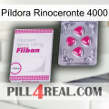 Píldora Rinoceronte 4000 32